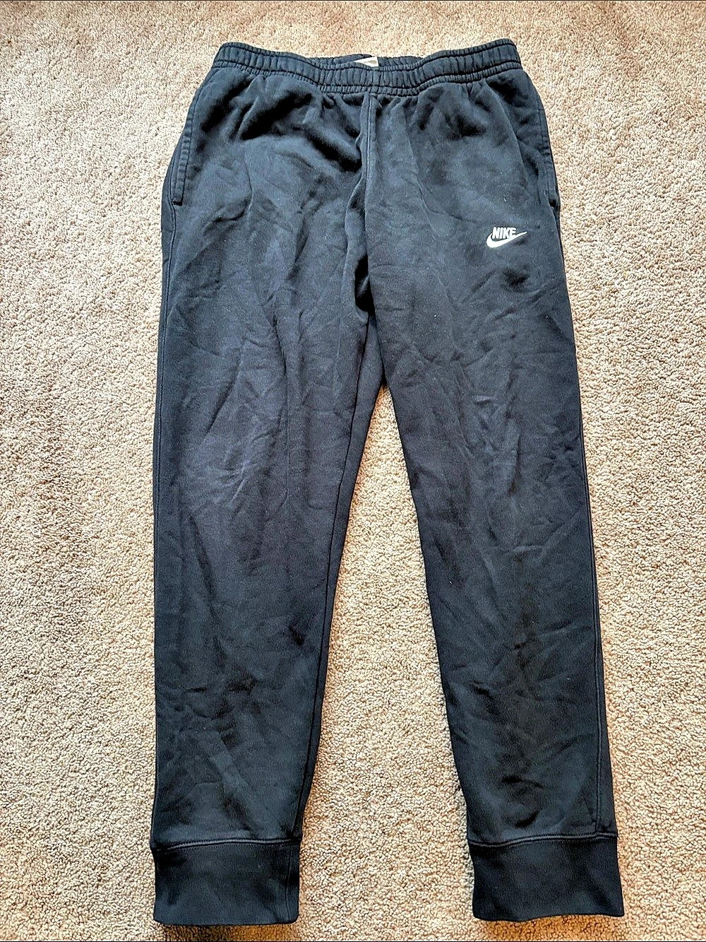 Nike Men's Black Jogger Pants Size Large